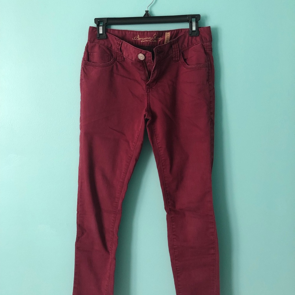 American Rag Burgundy Jeans